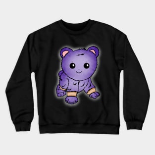 Cute Purple Baby Bear Crewneck Sweatshirt